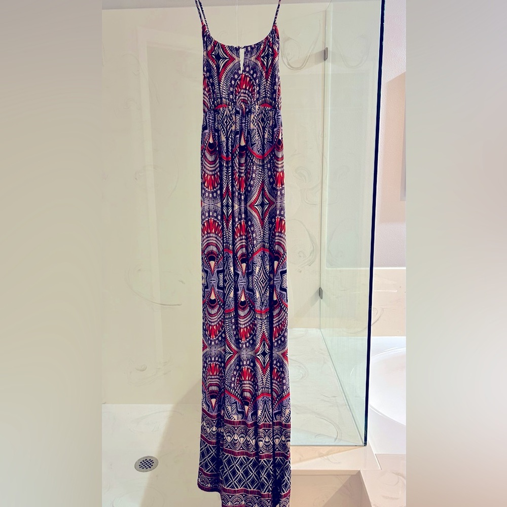 A Pea in the Pod Maxi Maternity Dress